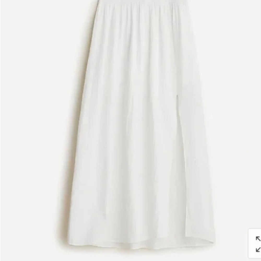 J Crew Side-slit soft gauze maxi skirt BG548